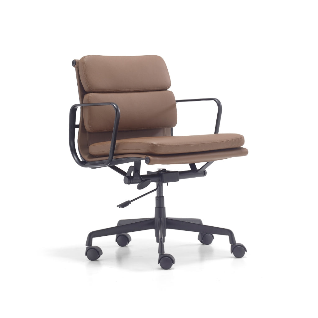 tan leather executive office chair