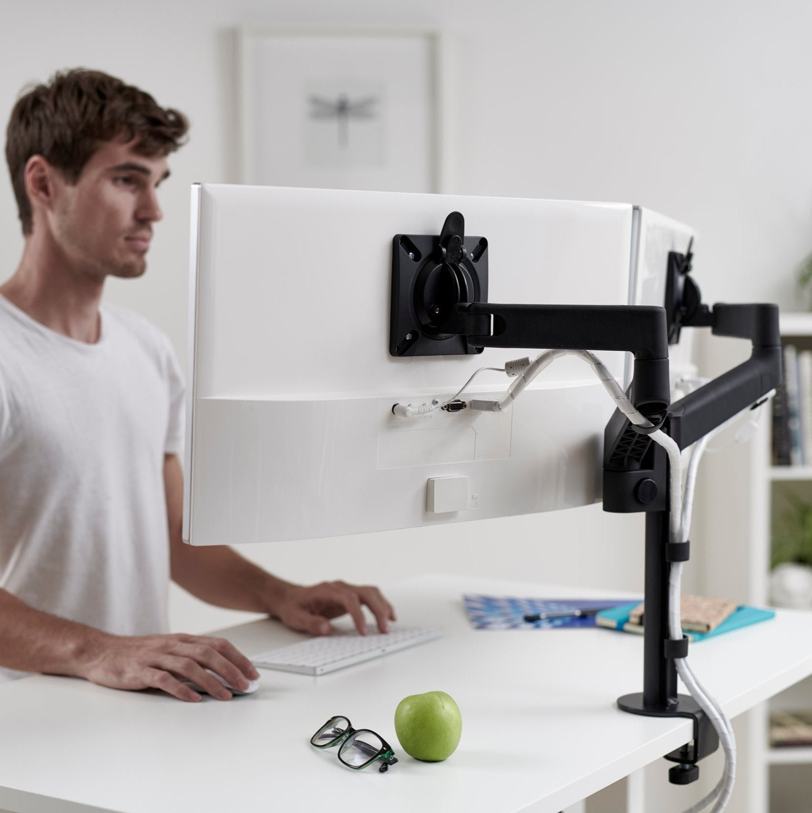 Lima Double Monitor Arm