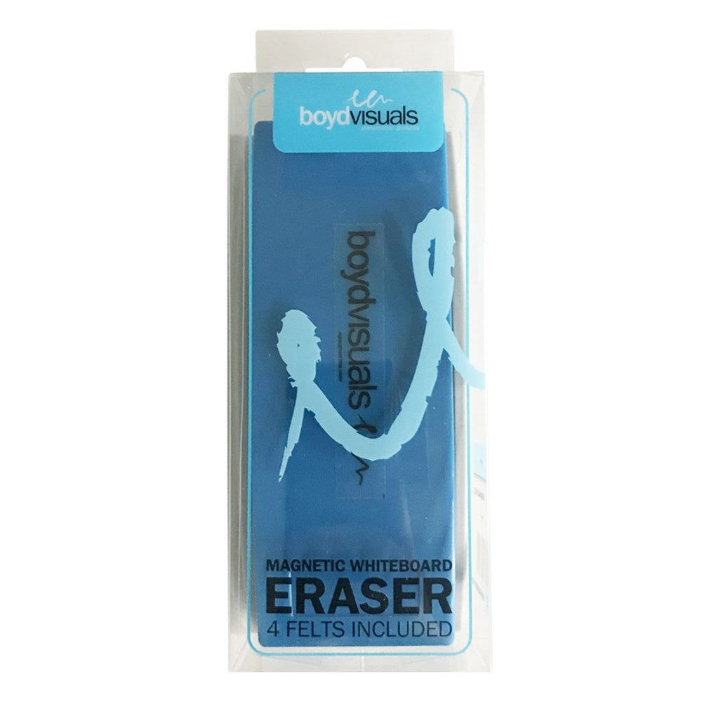 Magnetic Whiteboard Eraser with Felt Refills